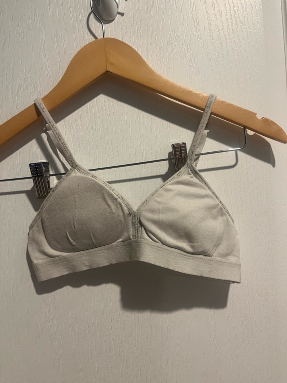 Justice Padded Bra (Tween 10-12) - white, adjustable straps (2 available)